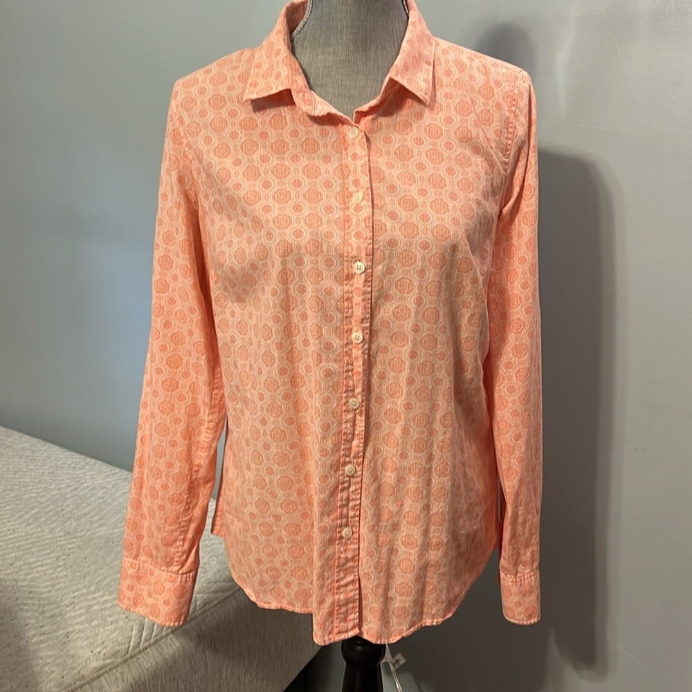 J.Crew long sleeve button up shirt. Size medium. - Picture 3 of 5